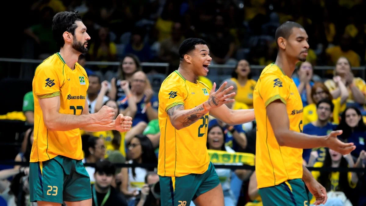 Brasil vence Venezuela no Sul-Americano de vôlei e mantém invencibilidade