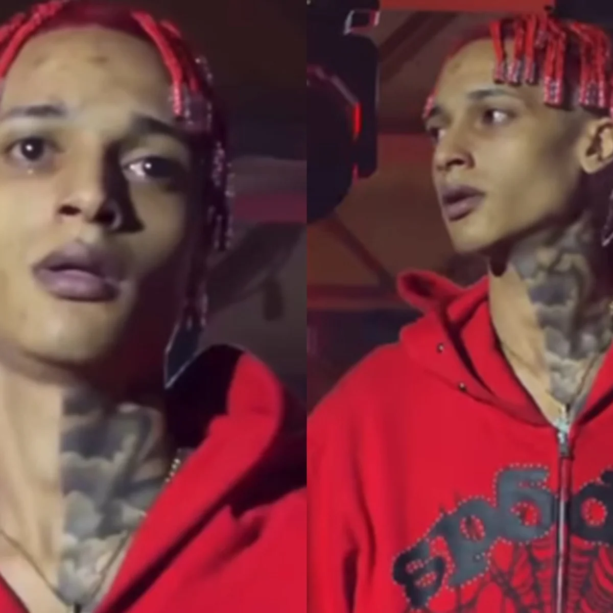Oruam chora ao voltar aos palcos após deixar de ser considerado foragido