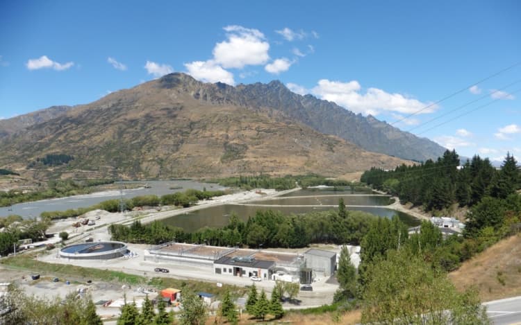 Shotover Wastewater Treatment Plant in Queenstown.