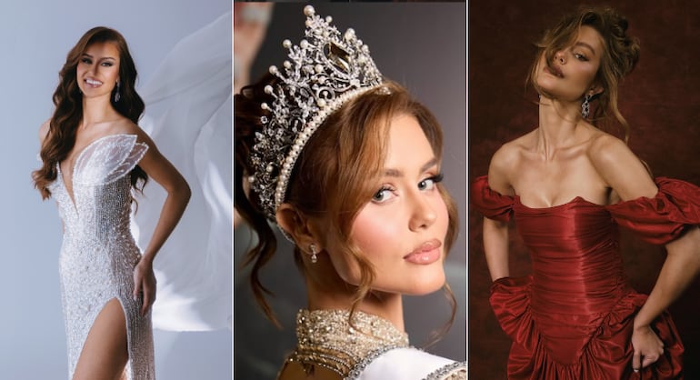 Marcella Kozinski estreia na New York Fashion Week com vestido inspirado na coroa do Miss Universe
