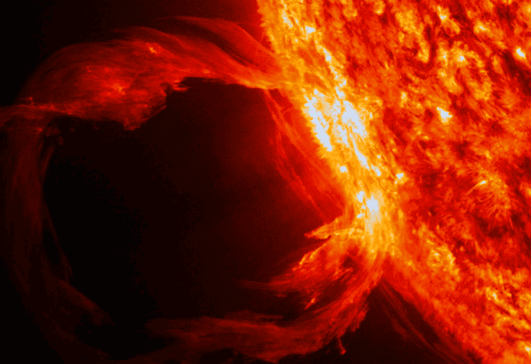 A tempestade solar mais perigosa da história