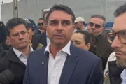 O candidato do PL à Presidência da República, Flávio Bolsonaro