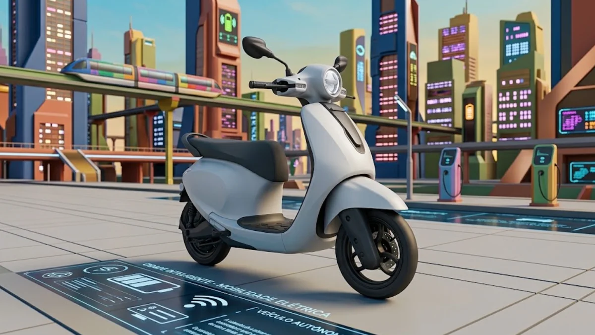 scooter elétrica da Bajaj