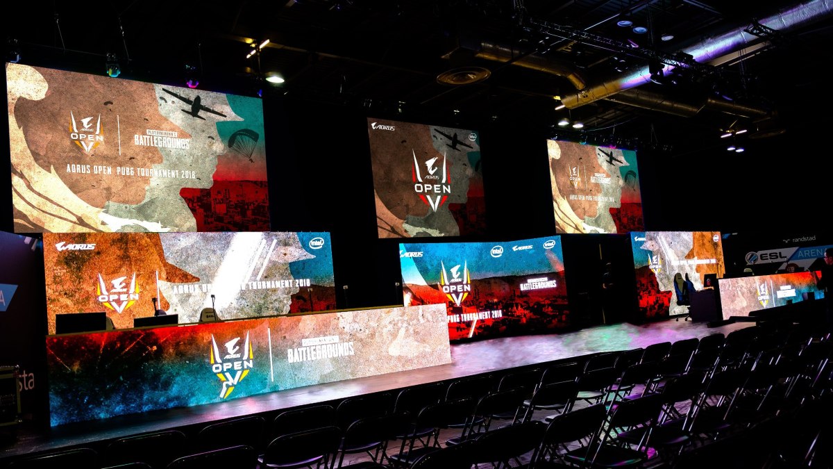 Sân khấu một sự kiện PUBG