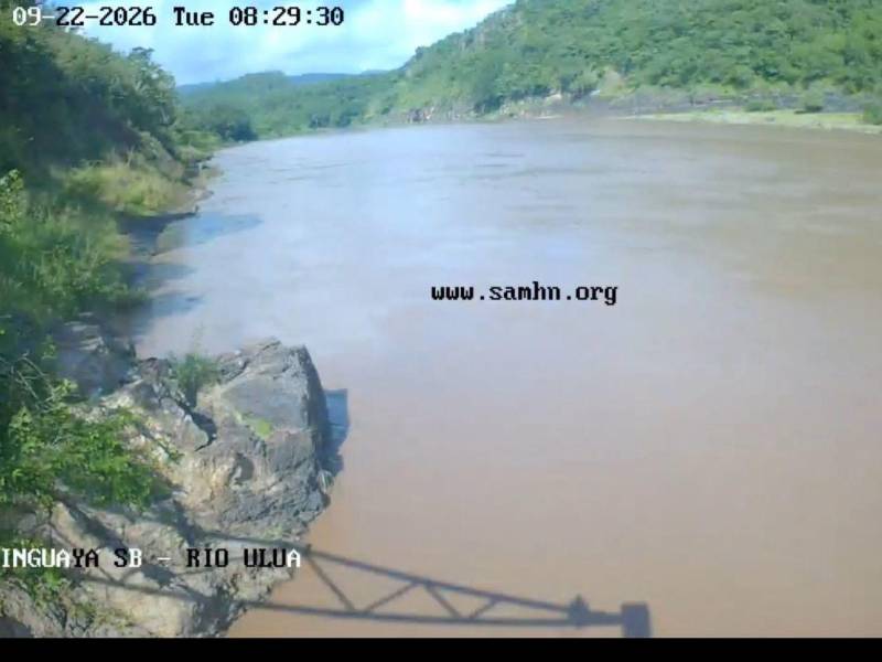 Sistema de monitoreo de Copeco en las cuencas de los ríos Ulúa y Chamelecón. Con estas herramientas tecnológicas y sensores hidrometeorológicos, las autoridades vigilan los niveles de los caudales minuto a minuto para alertar a las comunidades vulnerables del valle de Sula.