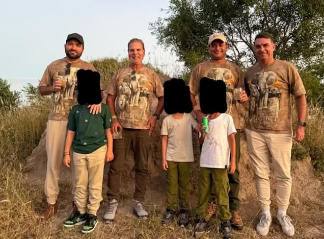 Foto de Flávio em safári na África do Sul reúne senador e advogado investigados no caso do INSS