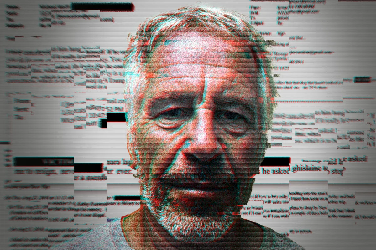 imagem colorida de jeffrey epstein