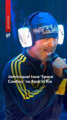 Jamiroquai toca ‘Space Cowboy’ no Rock in Rio