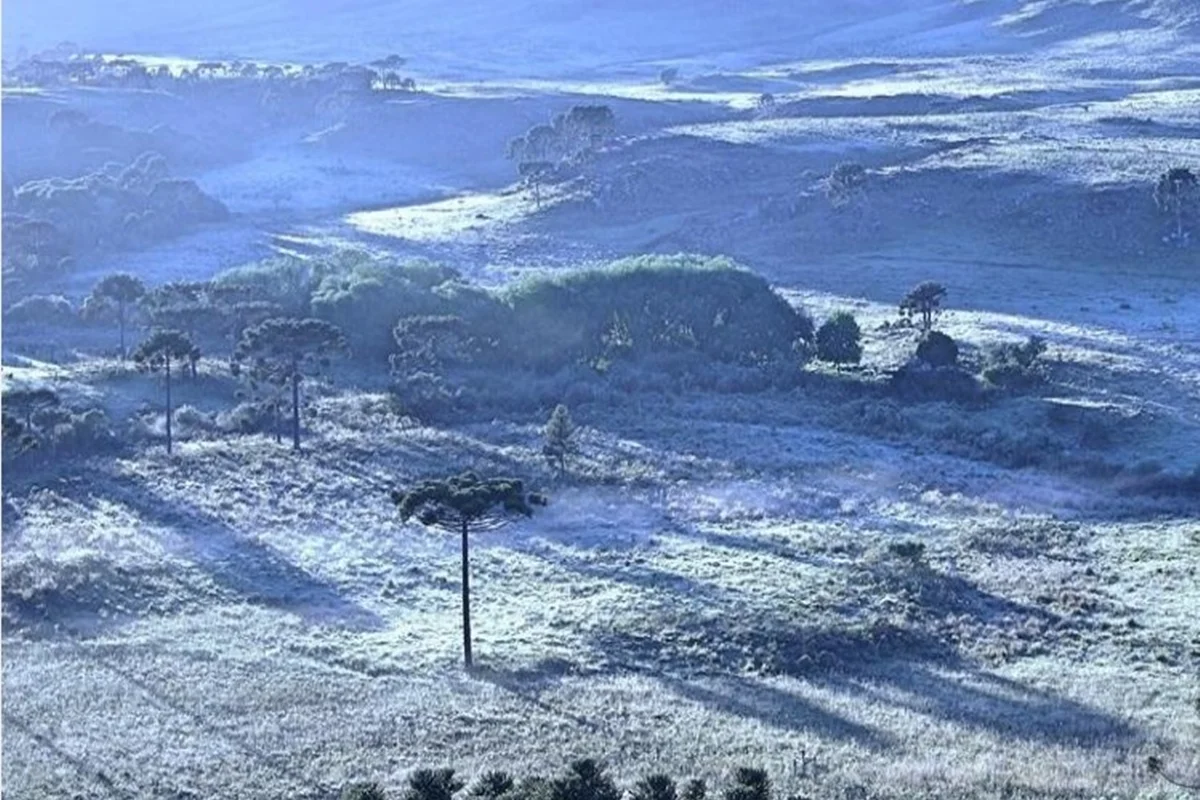 Clima: Brasil tem dia de contrastes, com geada no Sul e calor no Norte