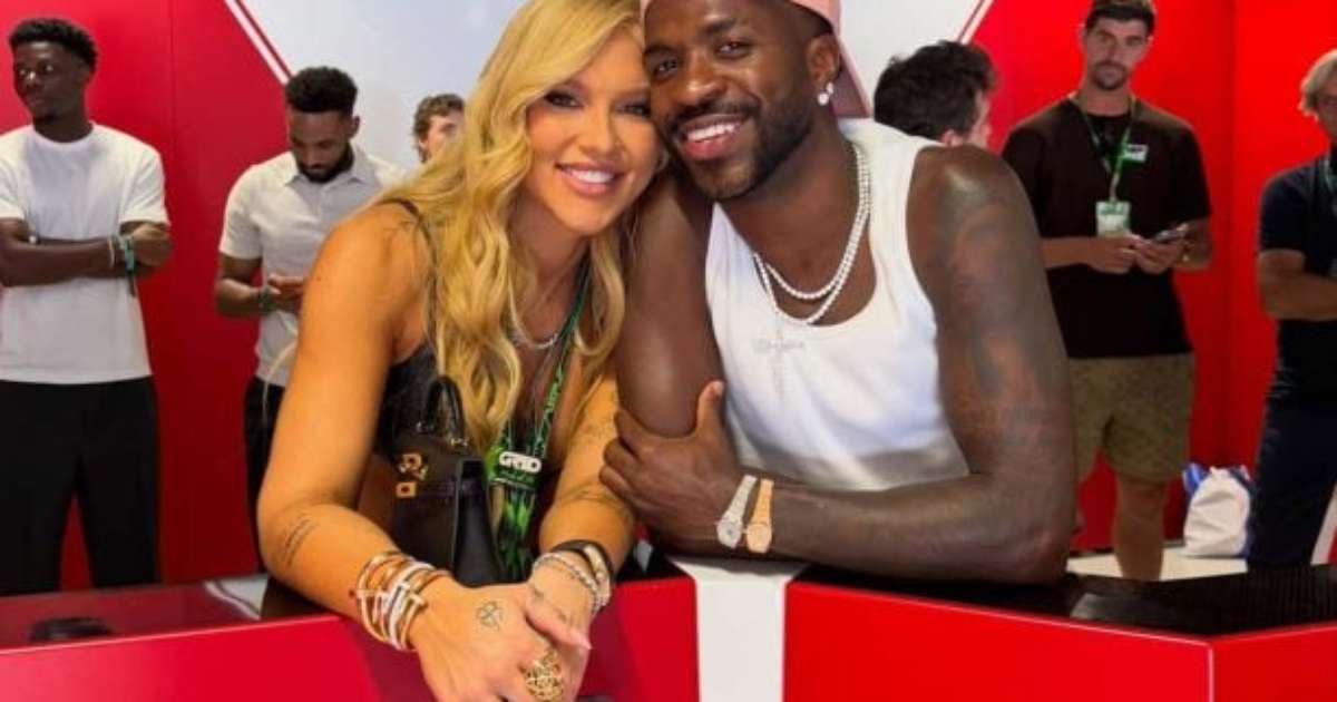 Vini Jr e Virginia Fonseca roubam a cena no GP da Espanha de Fórmula 1