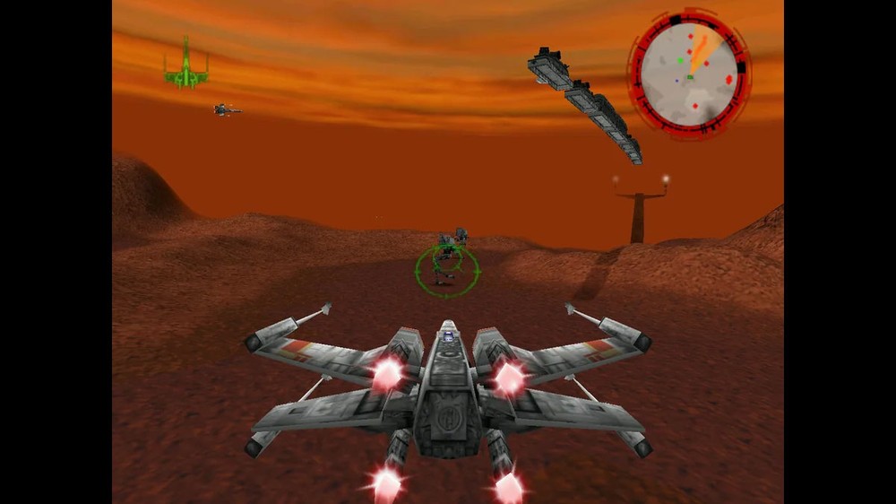 Star Wars: Rogue Squadron era um fantástico jogo de nave para o Nintendo 64 — Foto: Divulgação/LucasArts