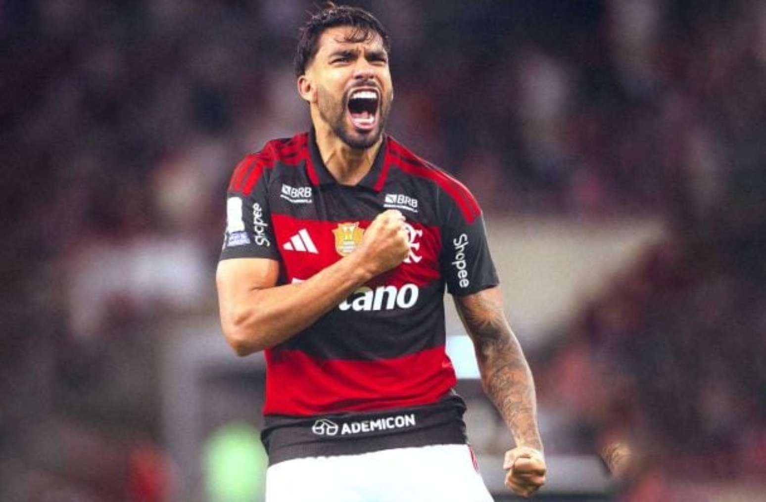Pedro tentou marcar de peito no primeiro tempo, mas Hugo Souza evitou &ndash;