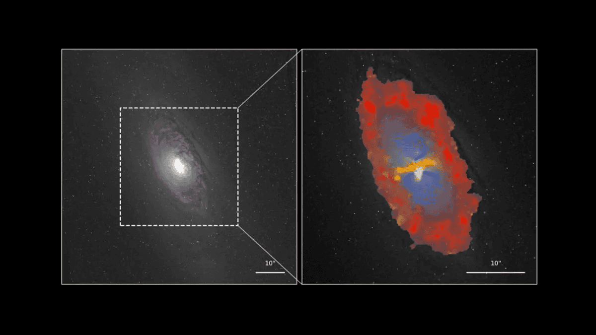 Região central da NGC 1386