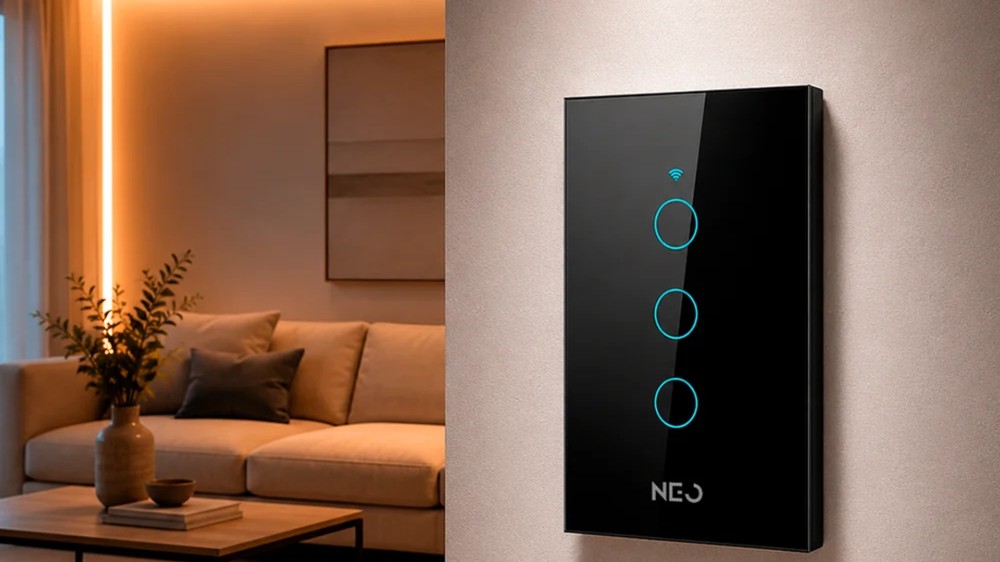 Confira interruptores inteligentes selecionados pelo TechTudo para comprar em 2026 — Foto: Divulgação/Neo Avant