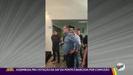 Assembleia para votação da SAF da Ponte é marcada por confusão