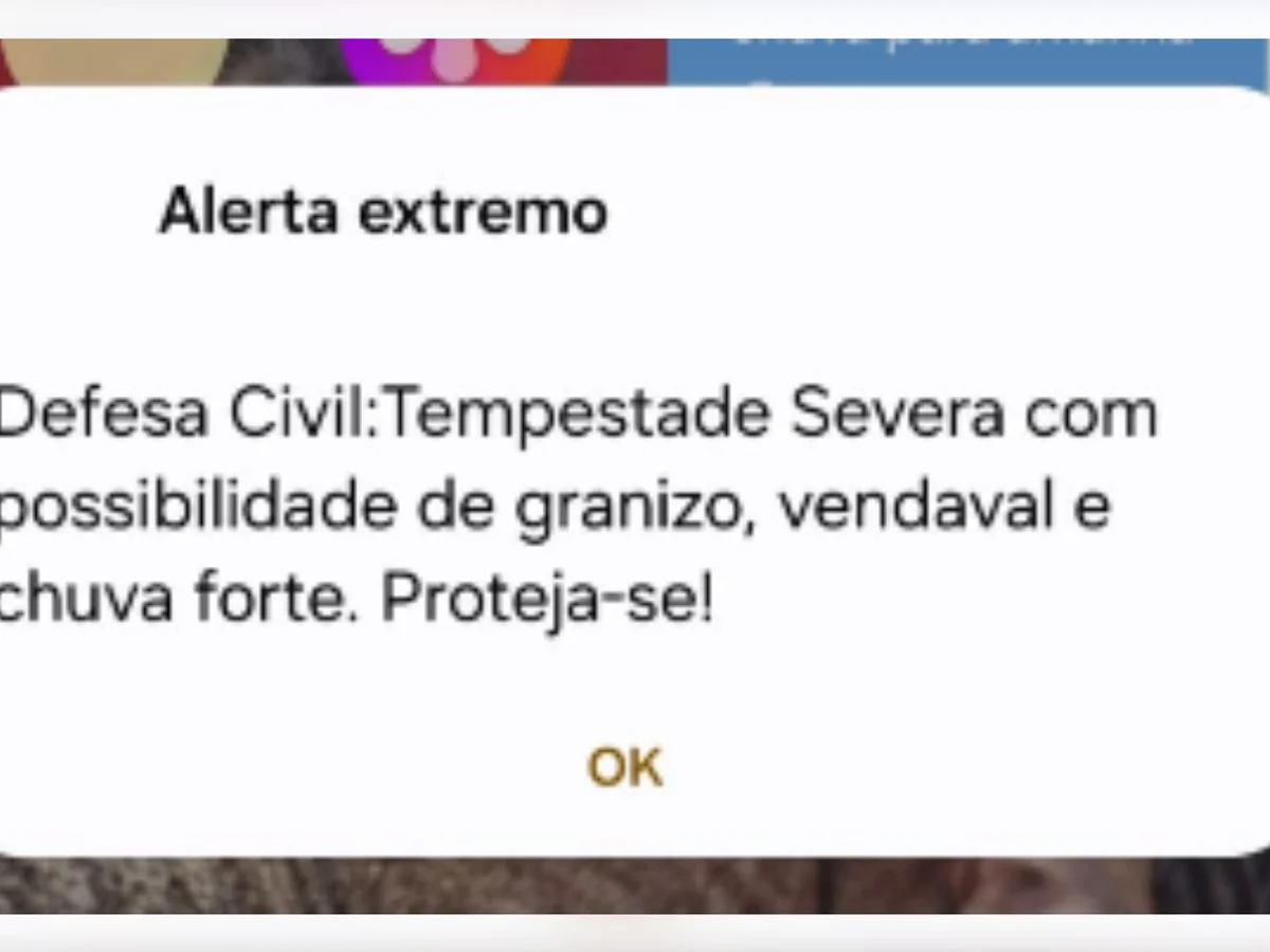 Entenda por que moradores de BH receberam múltiplos alertas de tempestade