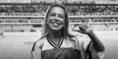 Naty Potira era fã incondicional do Santos – Foto: Reprodução / Instagram / Jogada10