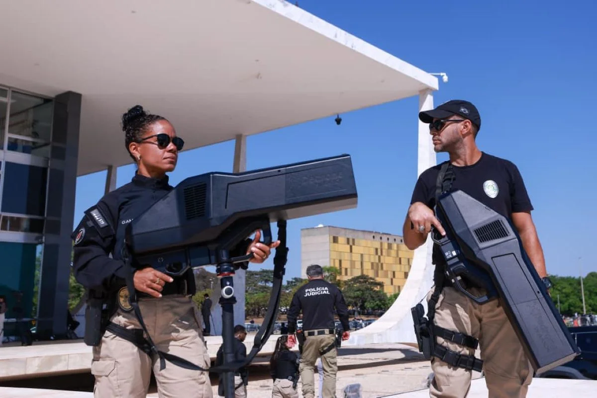 Imagem da matéria: Arma que abateu drone no STF foi adquirida após ataques de 8 de Janeiro