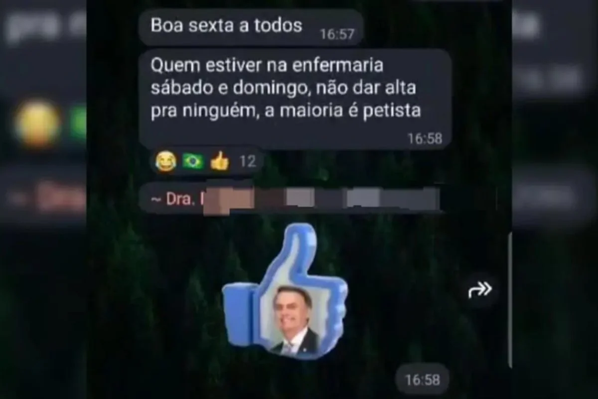 Imagem da matéria: Médica que mandou trancar petistas não voltará às atividades, diz hospital