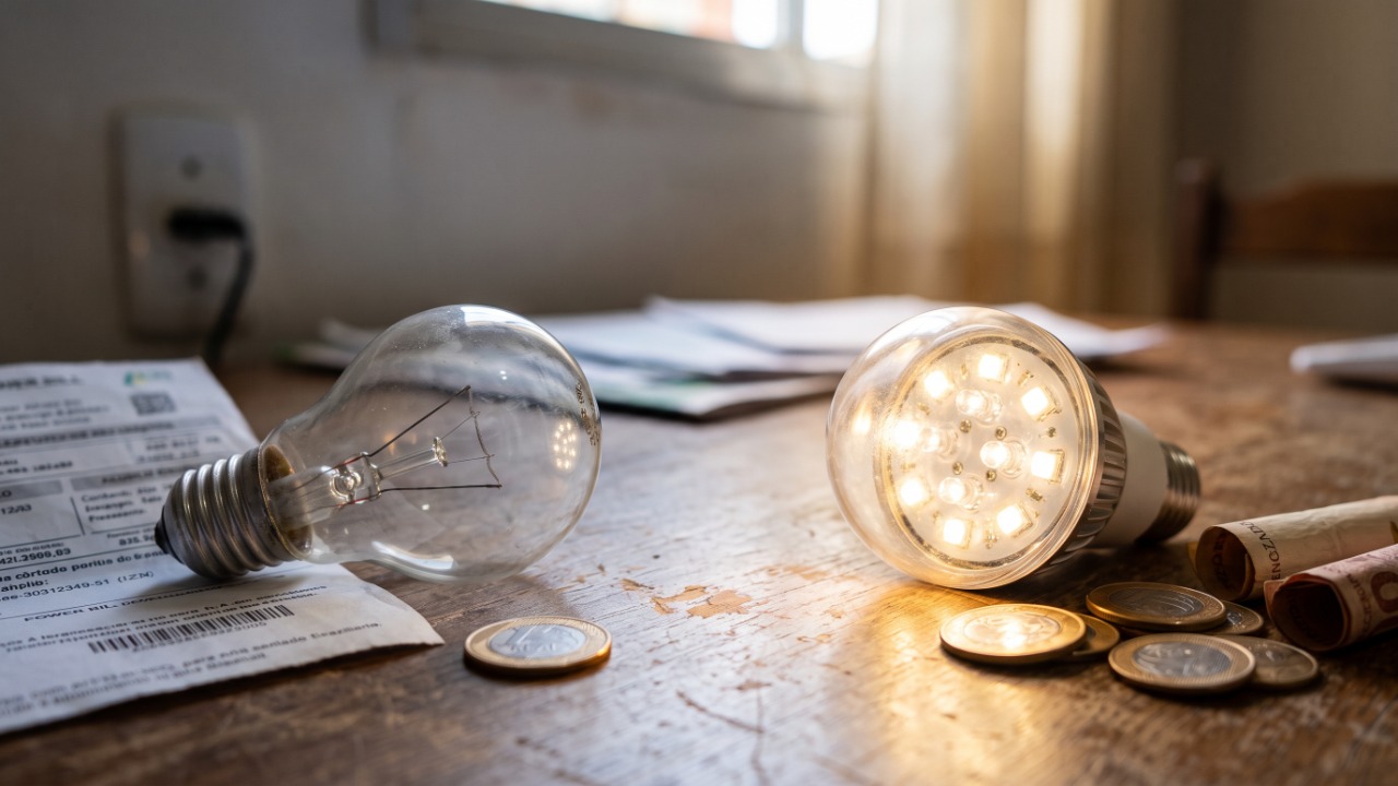 Especialista em eficiência energética revela a troca que pode reduzir em mais de 80% o consumo com iluminação