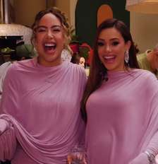 Bruna Biancardi e irmã de Neymar aparecem com roupas iguais na festa de Mavie Foto: Reprodução/Instagram