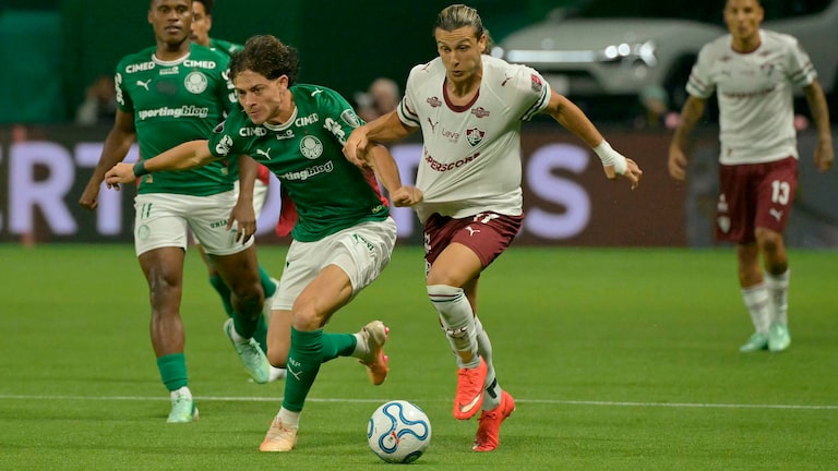 Palmeiras suporta sofrimento em casa e vence Fluminense nos pênaltis para ir à final da Libertadores