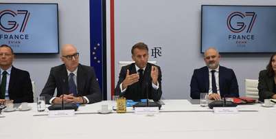 Macron convocou l&iacute;deres do G7 para discutir diesel Foto: ANSA / Ansa - Brasil