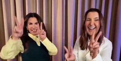 Bispa Sonia Hernandes e Daniella Marques, coordenadora econ&ocirc;mica da campanha de Fl&aacute;vio Bolsonaro (PL), comemoraram adiamento do hor&aacute;rio de fechamento das urnas durante o segundo turno das elei&ccedil;&otilde;es, no &uacute;ltimo domingo, 25; conte&uacute;do foi removido ap&oacute;s o TSE confirmar a reelei&ccedil;&atilde;o de Lula (PT) Foto: Reprodu&ccedil;&atilde;o/Redes Sociais