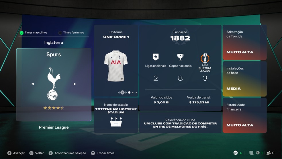 EA FC 27: 10 times para reconstruir e dominar o Modo Carreira