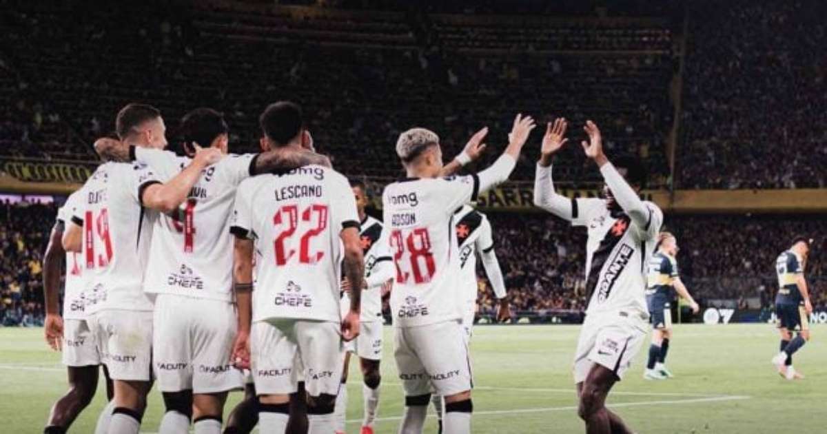 Na Bombonera, Vasco vence o Boca e abre vantagem na semifinal da Sula