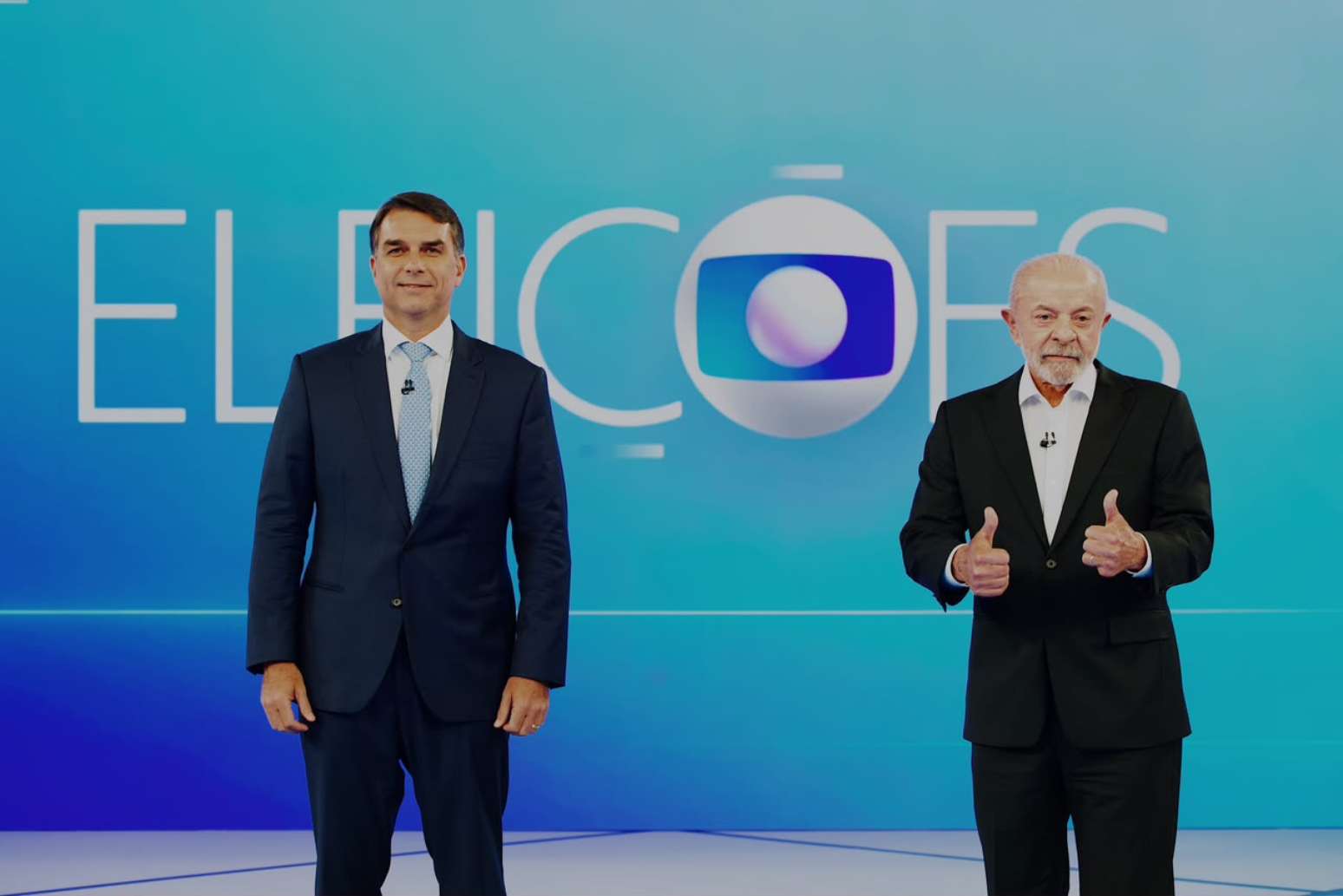 Flávio Bolsonaro e Lula