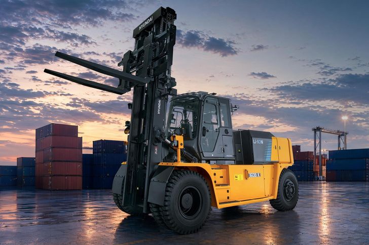 HD Hyundai XiteSolution’s 16-ton electric forklift / Courtesy of HD Hyundai XiteSolution