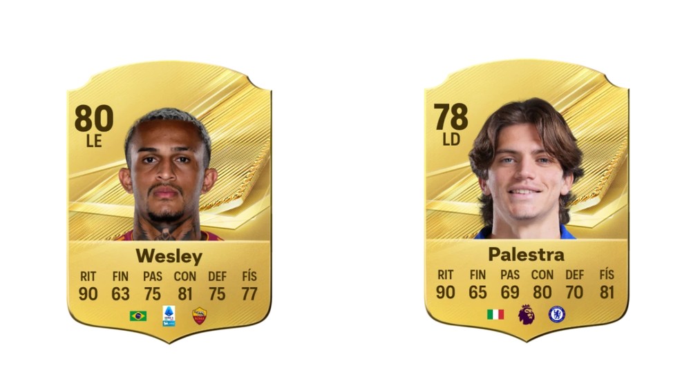 Laterais promissores do EA FC 27 — Foto: Reprodução/EA Sports FC 27