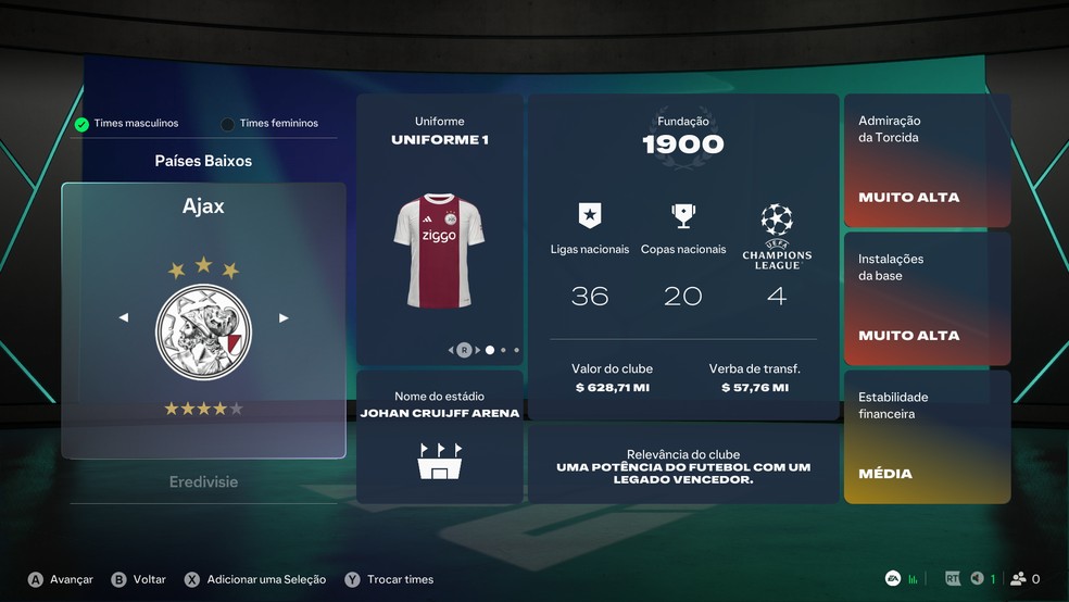 EA FC 27: 10 times para reconstruir e dominar o Modo Carreira