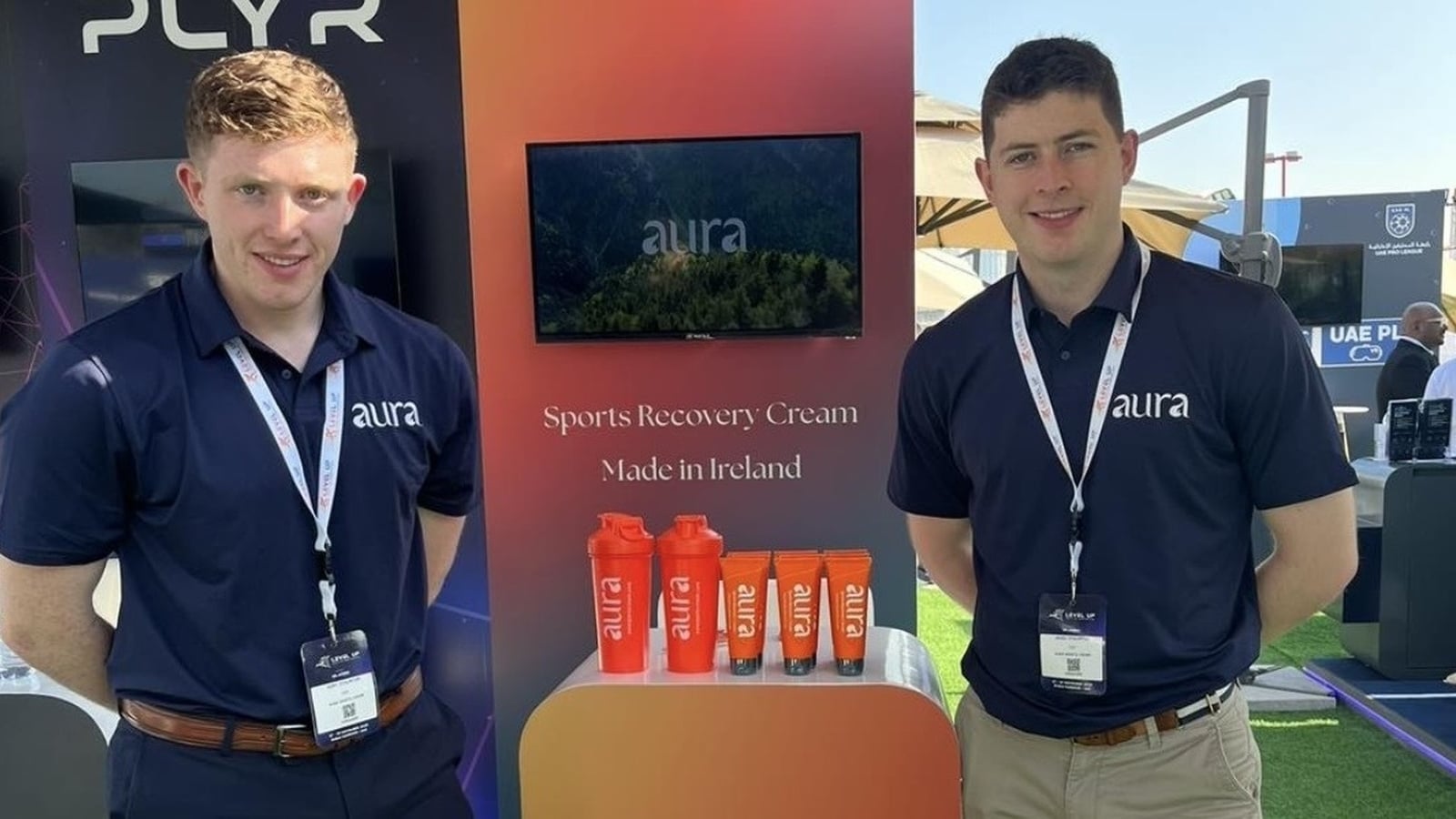 Assista: Irmãos de Meath esperam levar creme para recuperação muscular aos EUA