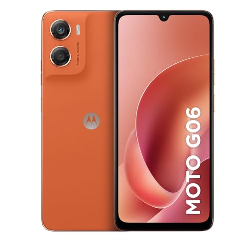 Smartphone Motorola Moto g06 - 128GB 12GB RAM Laranja