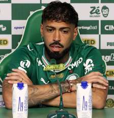 Alexander Barboza, da SE Palmeiras, é apresentado como mais novo atleta do clube Foto: Alexander Barboza, da SE Palmeiras, é apresentado como mais novo atleta do clube ( Cesar Greco/Palmeiras) / Gávea News