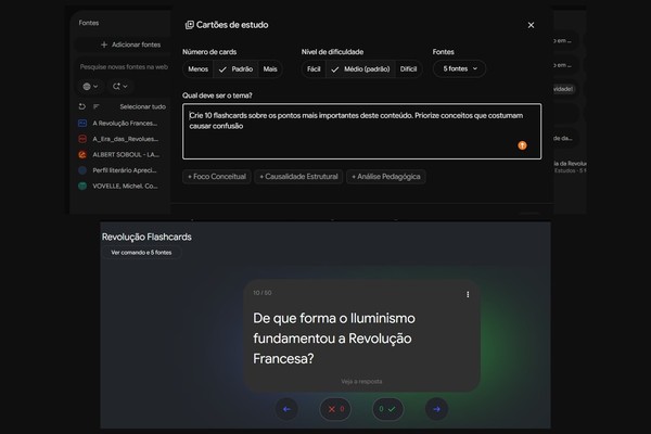 Gemini + NotebookLM: como transformar uma pesquisa em material de estudo