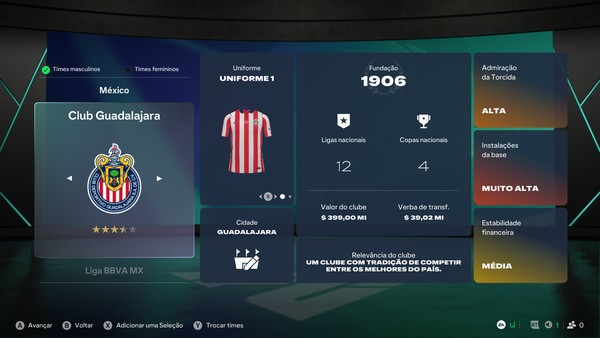 EA FC 27: 10 times para reconstruir e dominar o Modo Carreira