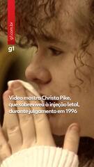 Vídeo mostra Christa Pike, que sobreviveu à injeção letal, durante julgamento em 1996
