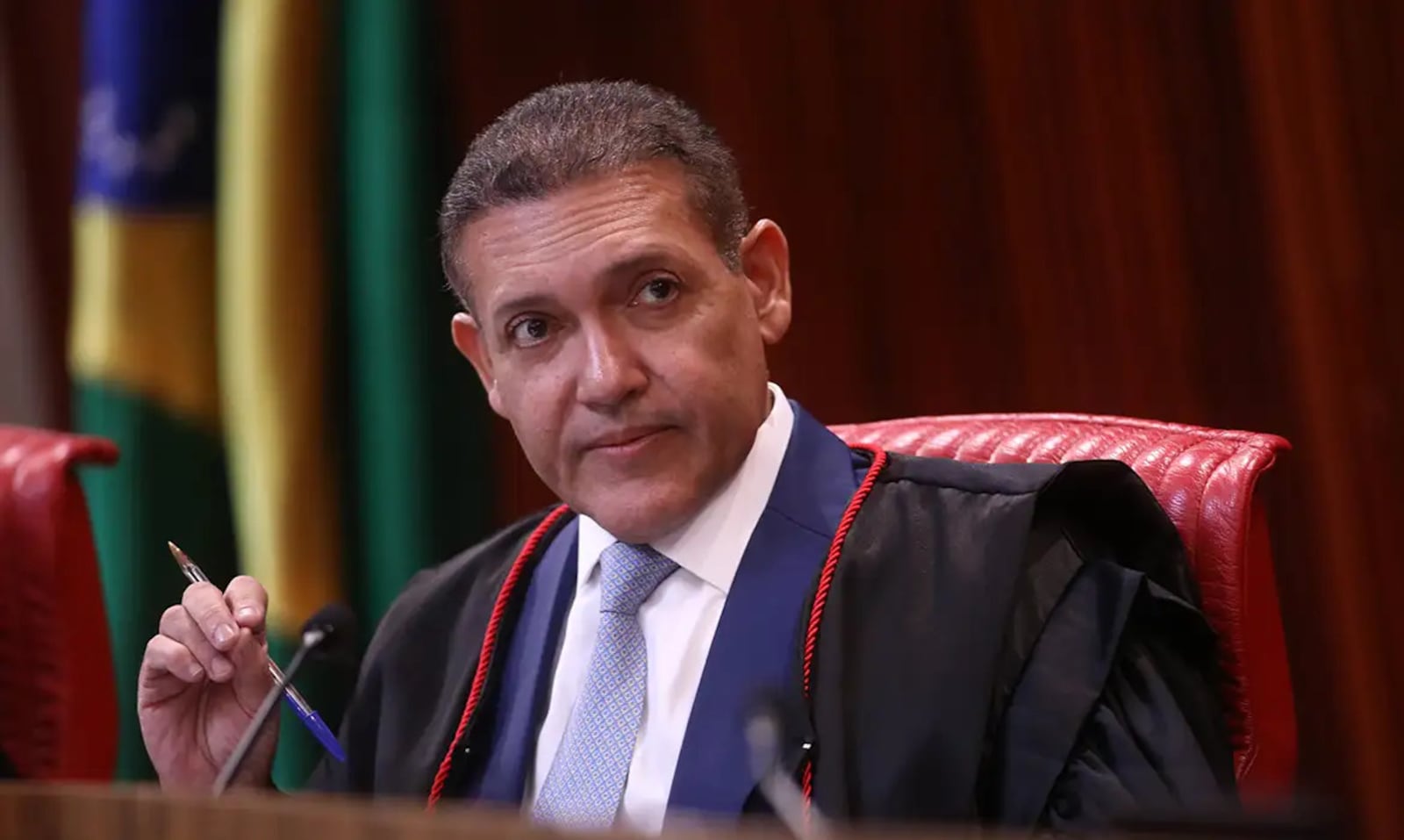 Presidente do TSE determinou a reexibição da propaganda de Flávio Bolsonaro Luiz Roberto/TSE