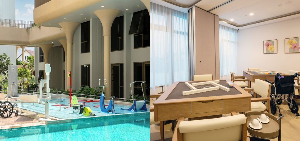 S$8K/mês já inclui piscina, sala de mahjong e concierge pessoal nesta residência para idosos em Singapura