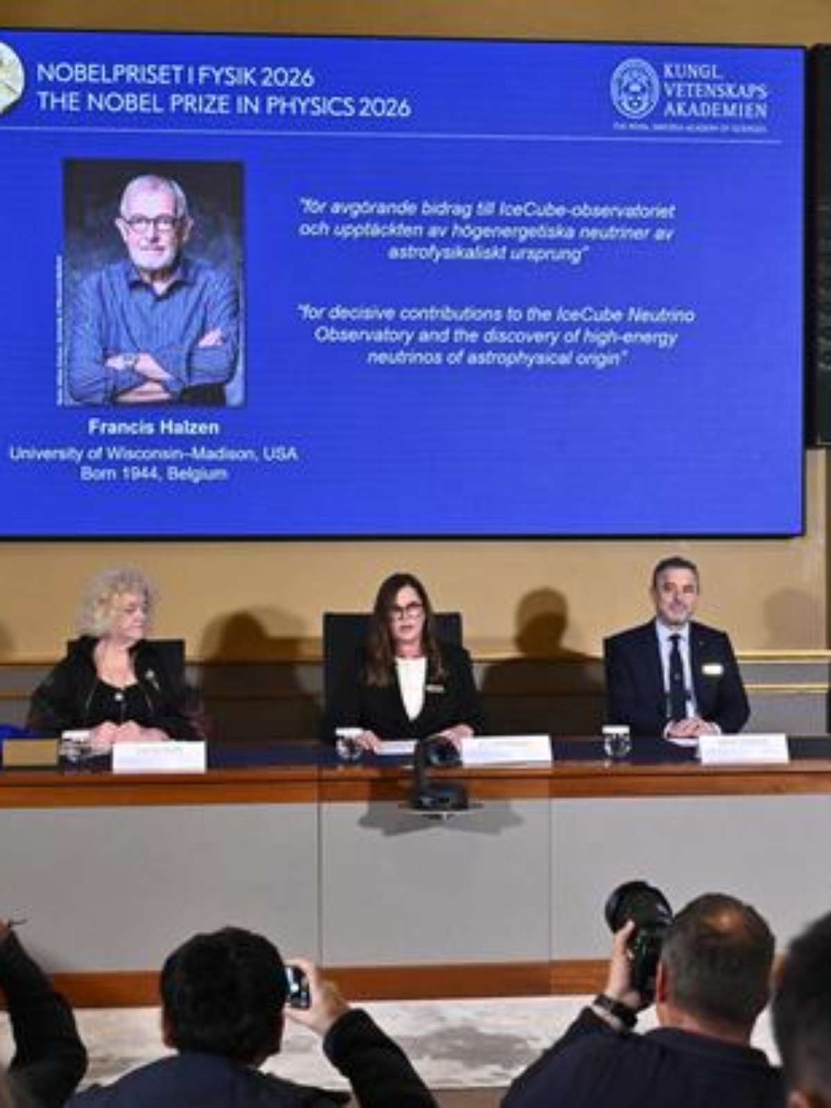 Nobel de Física de 2026 vai para pesquisa sobre neutrinos